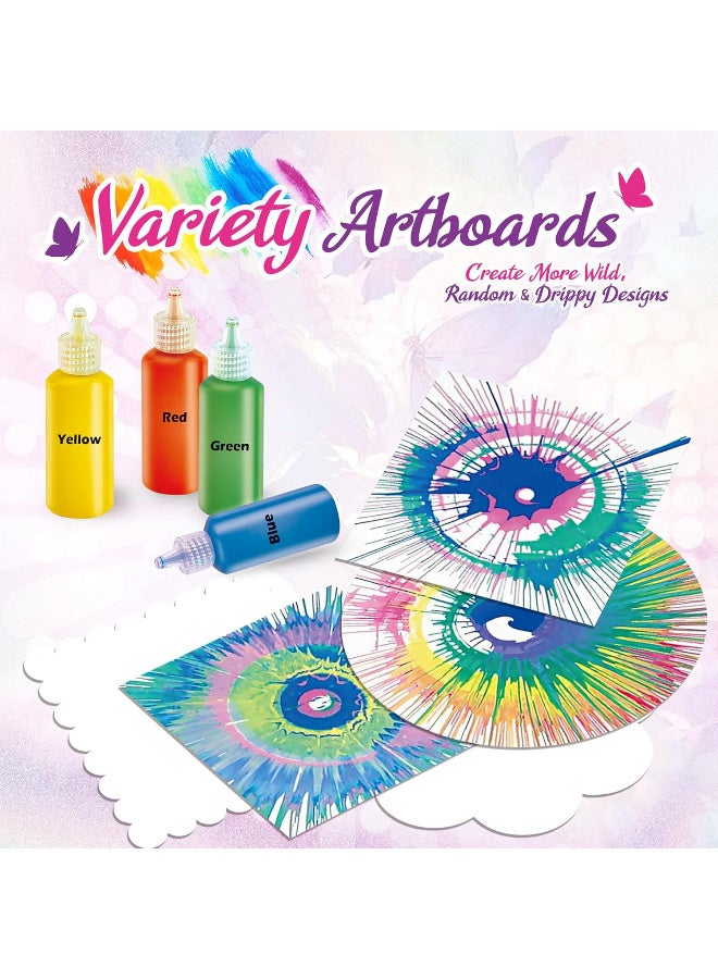 Paint Spin Art Machine Kit for Girls & Boys, Arts & Crafts for Kids, Art Drawing Supplies, Painting Kits,Ideal Gift for 4 5 6 7 8-12 Years Old - Image 4