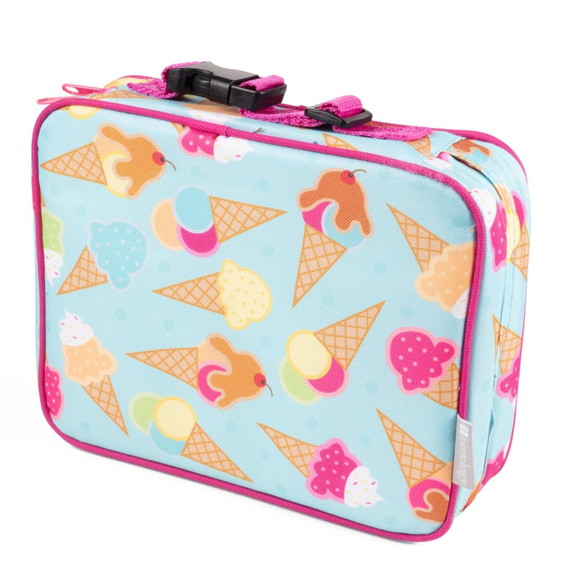 Bentology Insulated Lunch Bag for Kids & Adults- Reusable Thermal Sleeve w Clip on Handle- Easy to Clean Water-Resistant Lunchbox Tote- Mini Cooler Bag for Work School, Picnic, Daycare- Back to School - Image 1