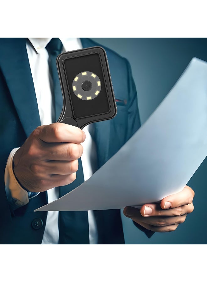 شابية ميكروسكوب رقمي محمول يدوي 500X، بشاشة ملونة IPS قياس 3.0 بوصة، يمكنه التقاط الصور والفيديو، ميكروسكوب رقمي بتكبير فائق ماكرو لعملات، مكبر ضوئي مزود بـ 8 أضواء LED متوافق مع USB لأجهزة الكمبيوتر بنظام ويندوز وماك، للإصلاح، البحث، والأبحاث العلمية. - Image 5