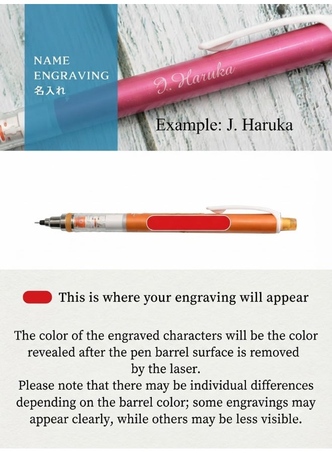 UNI Kuru Toga Standard Mechanical Pencil M5-450 1P.33, 0.5 mm, Blue, Plastic & Metal, 1 pencil for classes - Image 2