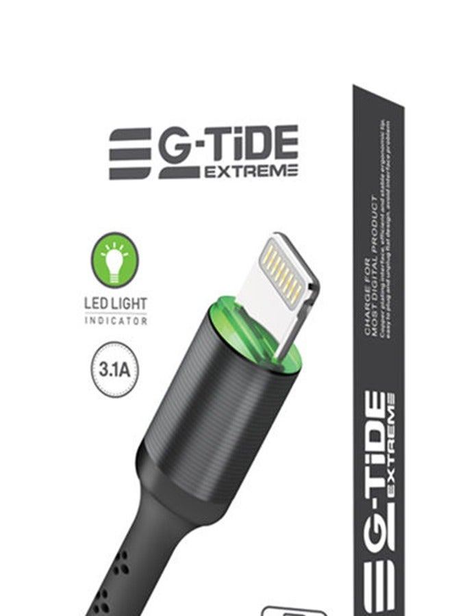 G-TiDE EXTREME Glowing Series EXC37 Lightning Charging Cable With LED - Image 3