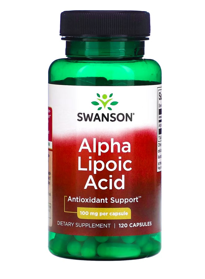Alpha Lipoic Acid 100 mg 120 Capsules