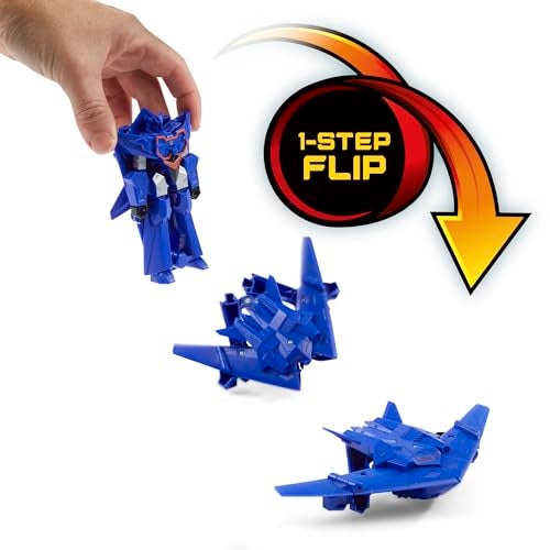 TRANSFORMERS لعبة Transformers EarthSpark 1Step Flip Changer Soundwave تمثال الحركة 10 سم لعبة روبوت للأطفال من 6 سنوات - Image 5