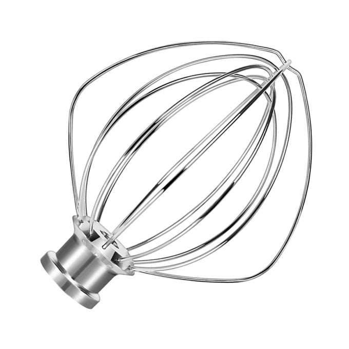 KN256 STAINLESS STEEL WHISK FOR KITCHENAID 6 QT BOWLLIFT STAND MIXER 6WIRE WHIP COMPATIBLE WITH KV25 KP25 KP26 KL26 KD26 KP26 HEAVY DUTY 188 STAINLESS STEEL DISHWASHER SAFE NO RESIDUE