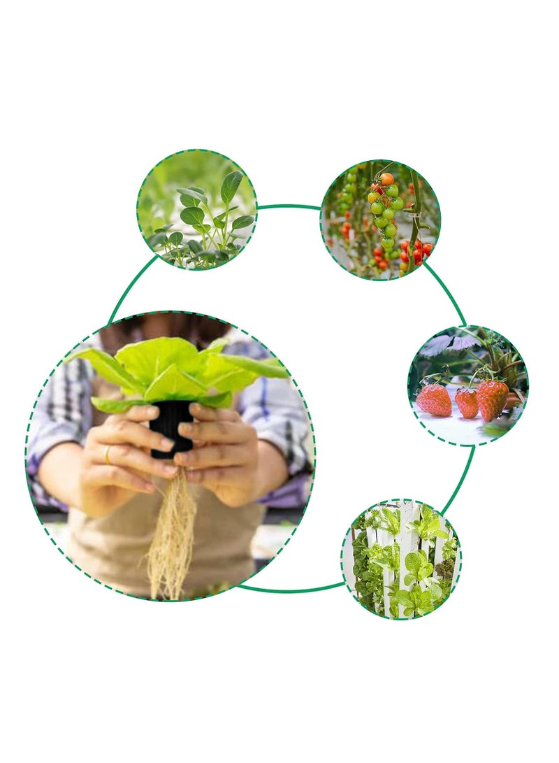 50 قطعة من أكواب الشبك المثقوبة المستديرة الثقيلة بحجم 2 بوصة للزراعة المائية، أواني زراعة متينة، مناسبة للنمو بدون تربة - Image 3