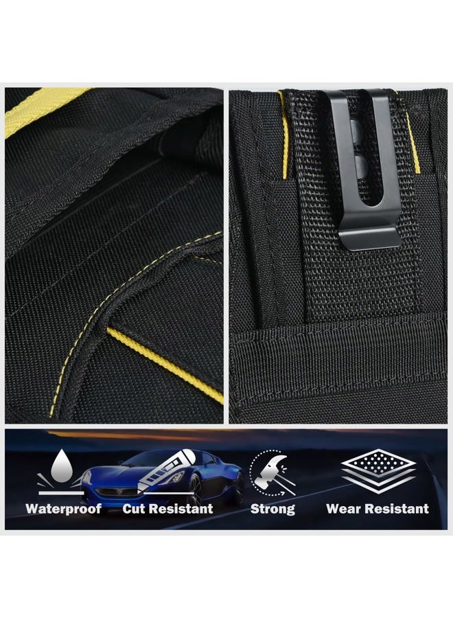 Ehdis Tool Pouch Multi-Purpose Wrapping Tool Bag Mini Work Holder Heavy-Duty Small Organizer for Car Window Tint Film Installer - Image 5