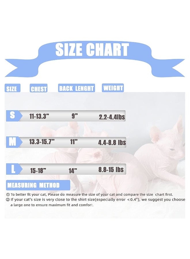 Cat Surgical Recovery Suit for Abdominal Wounds Skin Diseases Professional Breathable E Collar Alternative Cotton Surgery Shirt Cats and Dogs After Wear Anti Licking - Image 3