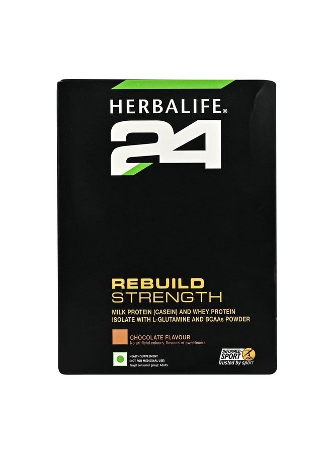 Herbalife Nutrition 24 Rebuild Strength Chocolate Powder - 500g Post Workout Shake - Image 1