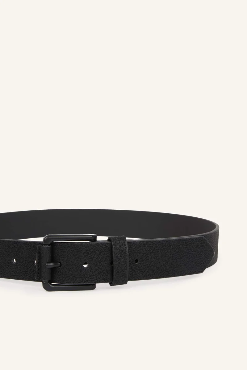 Defacto  Man Rectangle Clasp Faux Leather for Men | Best Price UAE