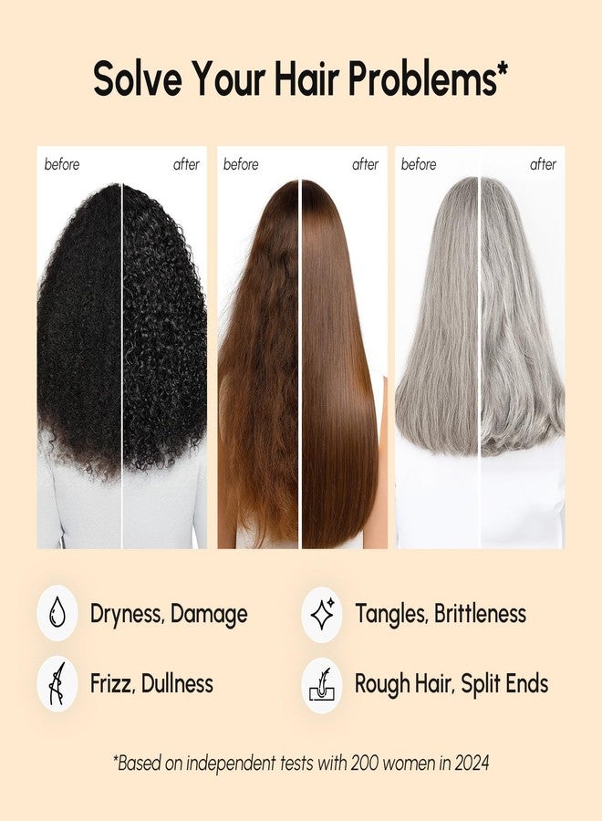 MAREE Deep Conditioning Hair Mask for Damaged Hair – Argan Oil & Biotin Jojoba Hair Treatment – Hair Repair Mask for Dry, Curly, Frizzy Color-Treated Hair Care – Mascarilla Para el Cabello Hidratante - Image 3