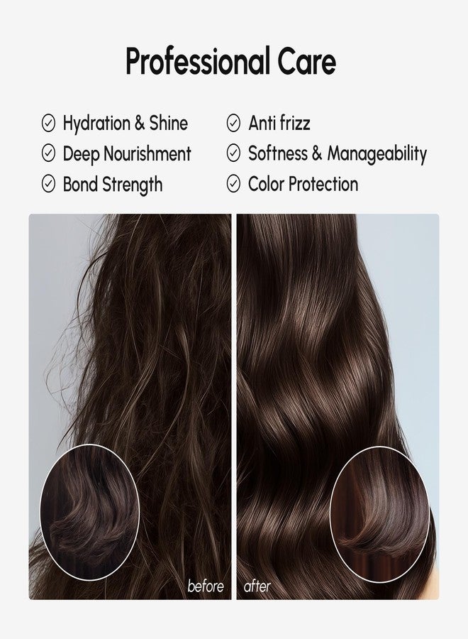 MAREE Deep Conditioning Hair Mask for Damaged Hair – Argan Oil & Biotin Jojoba Hair Treatment – Hair Repair Mask for Dry, Curly, Frizzy Color-Treated Hair Care – Mascarilla Para el Cabello Hidratante - Image 4