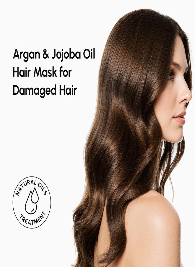 MAREE Deep Conditioning Hair Mask for Damaged Hair – Argan Oil & Biotin Jojoba Hair Treatment – Hair Repair Mask for Dry, Curly, Frizzy Color-Treated Hair Care – Mascarilla Para el Cabello Hidratante - Image 2