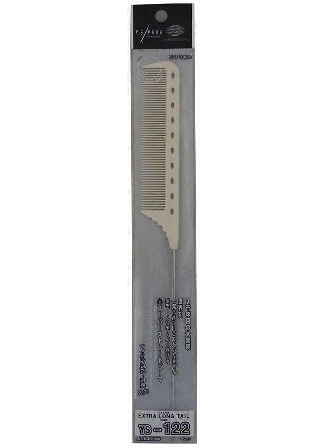 Y.S.Park YS Park Comb 122 Extra Long Tail - White  - Image 1