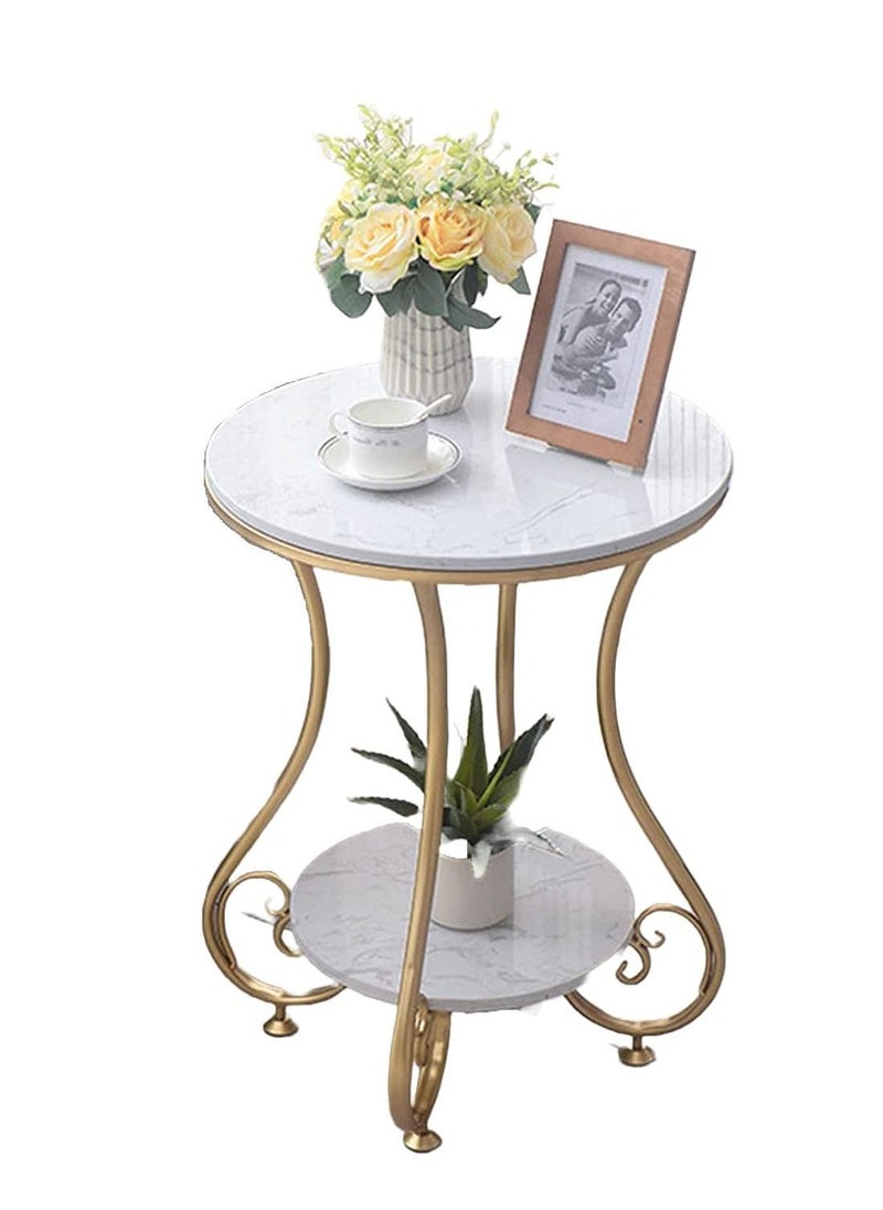 Generic Round Table for Living Room/Bedroom/Dinning Room, Coffee Table, End Table Metal Side Table  - Image 1