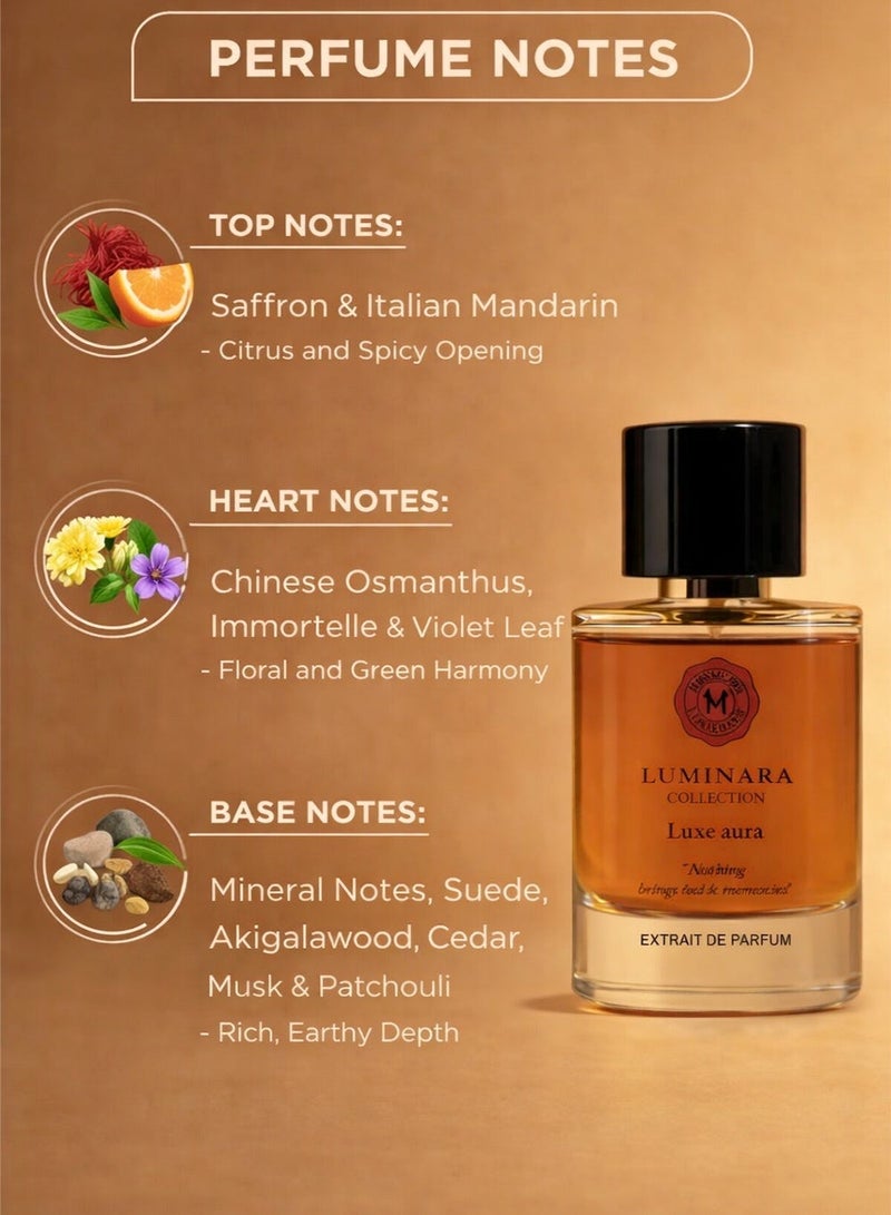 Hermoso نجاتي لومينارا لوكس أورا أو دو بارفان ١٠٠ مل | عطر فاخر للجنسين - Image 2