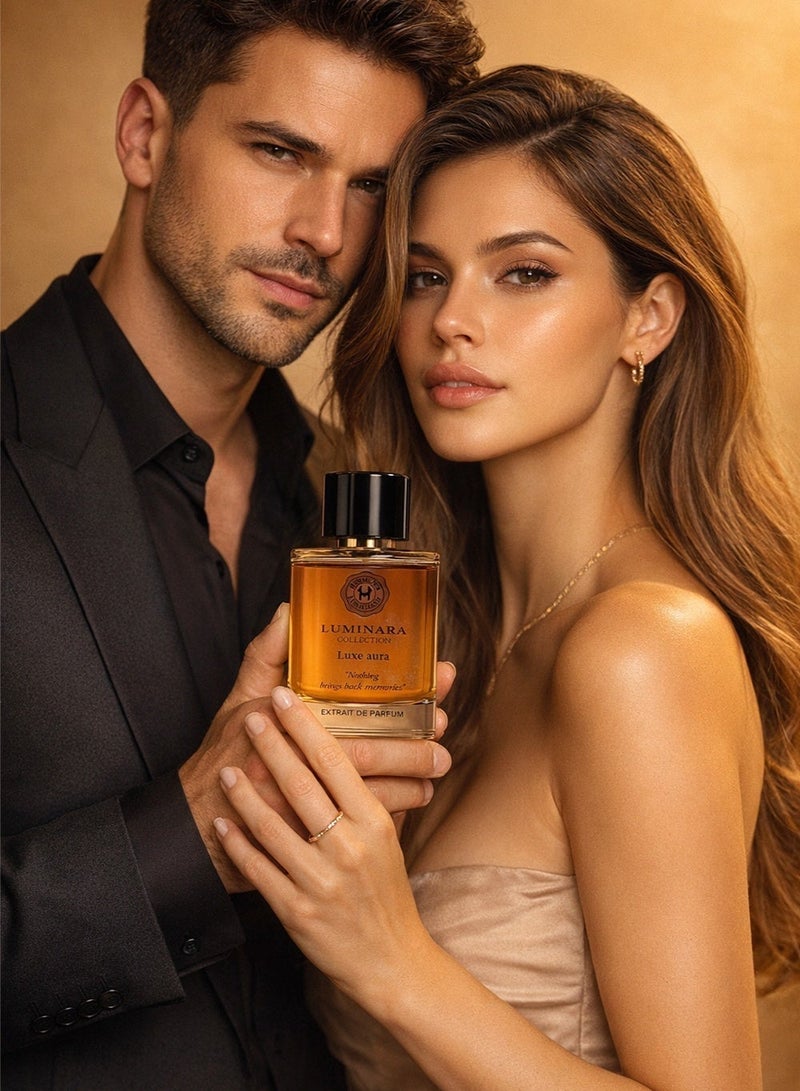 Hermoso نجاتي لومينارا لوكس أورا أو دو بارفان ١٠٠ مل | عطر فاخر للجنسين - Image 3