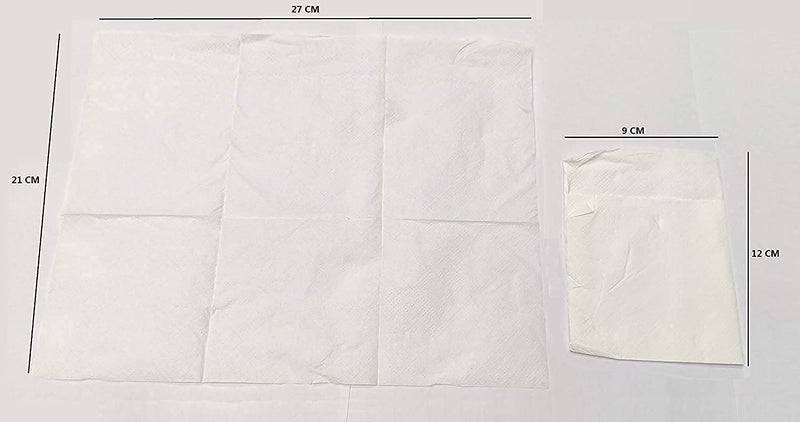 Amigos Store LFold Table Top Cube Table Top Tissue Paper Refill Only Tissue Refill10 PKT 1000 Pcs - Image 4