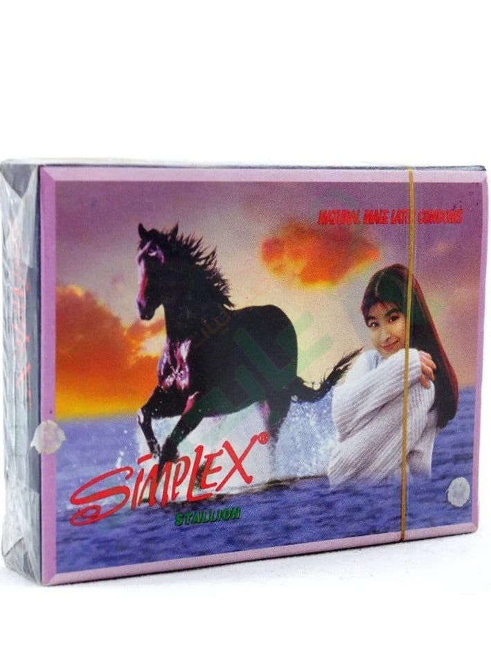 Simplex Simplex Stallion condoms - 3 pieces 
