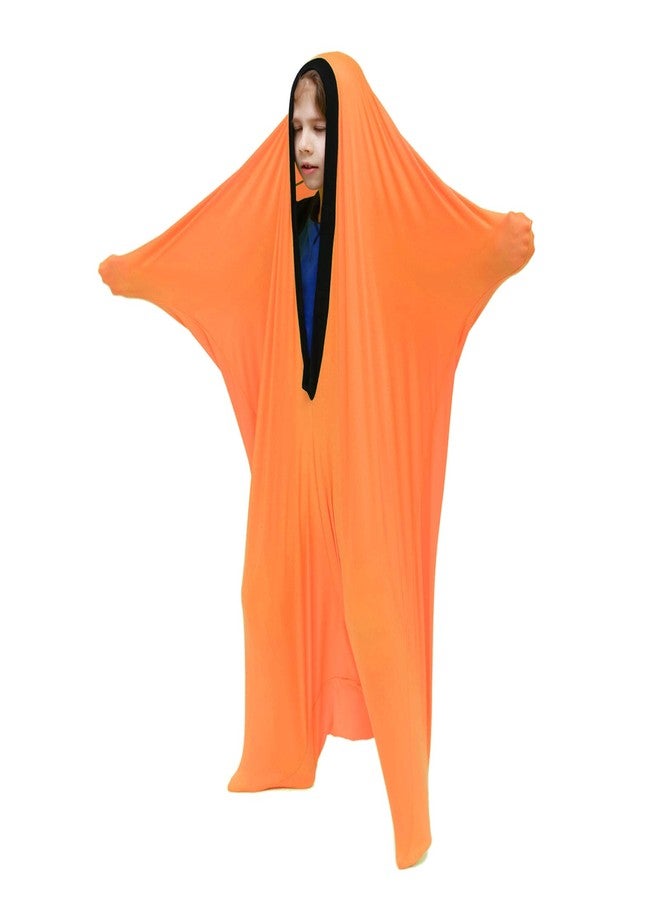 SANHO Dynamic Movement Sensory Body sock, Large, 9-12 years old, 56''HX28''W, Good for Height:52"-61",Updated Version,Orange - Image 1