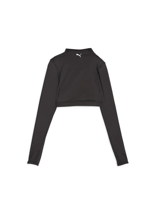 Modest Women's Long Sleeve Sports Bra