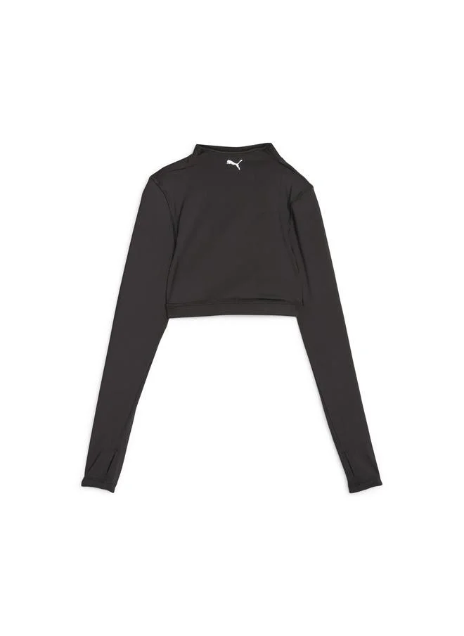 Modest Women's Long Sleeve Sports Bra