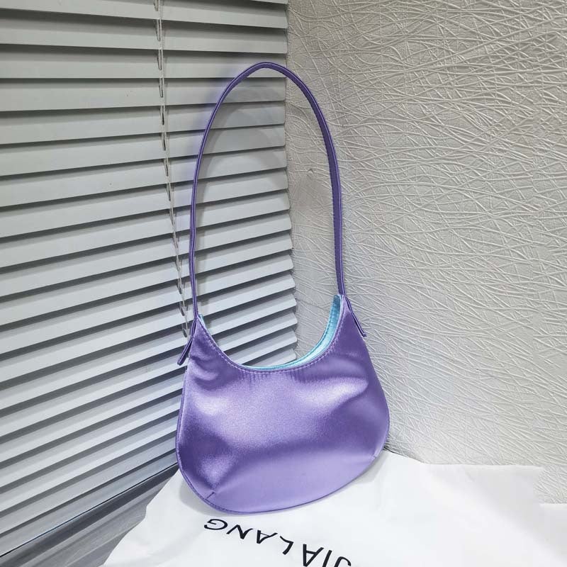 Nylon Crescent Shoulder Bag - Image 4
