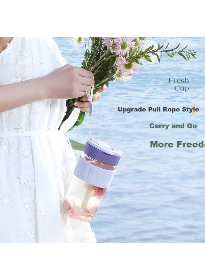 Relea Glass Cup Large Capacity Men And Women Coffee Cup With Straw Tea Cup Gift For Girlfriend Cup 520 Festival Gift - Image 5