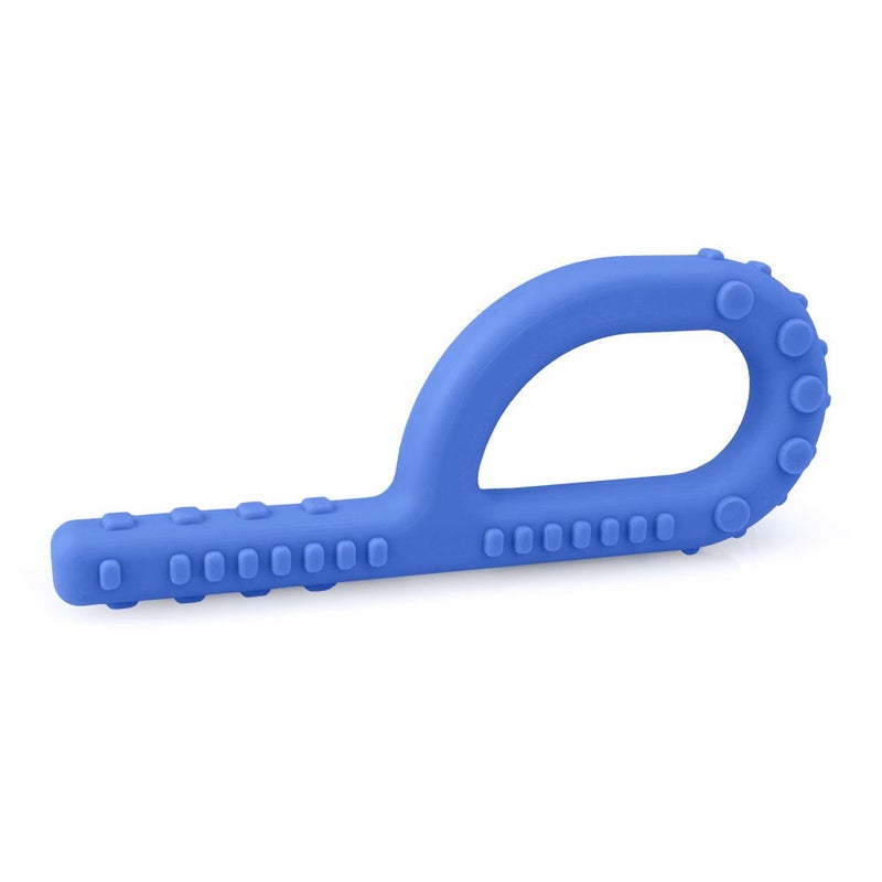 ARK Therapeutic ARK Textured Grabber XXT Super Tough Sensory P Chew for Kids and Adults Oral Motor Chewy Tool for Sensory Processing Biting Chewing Therapy Autism Special Needs or Any Need to Chew Royal Blue