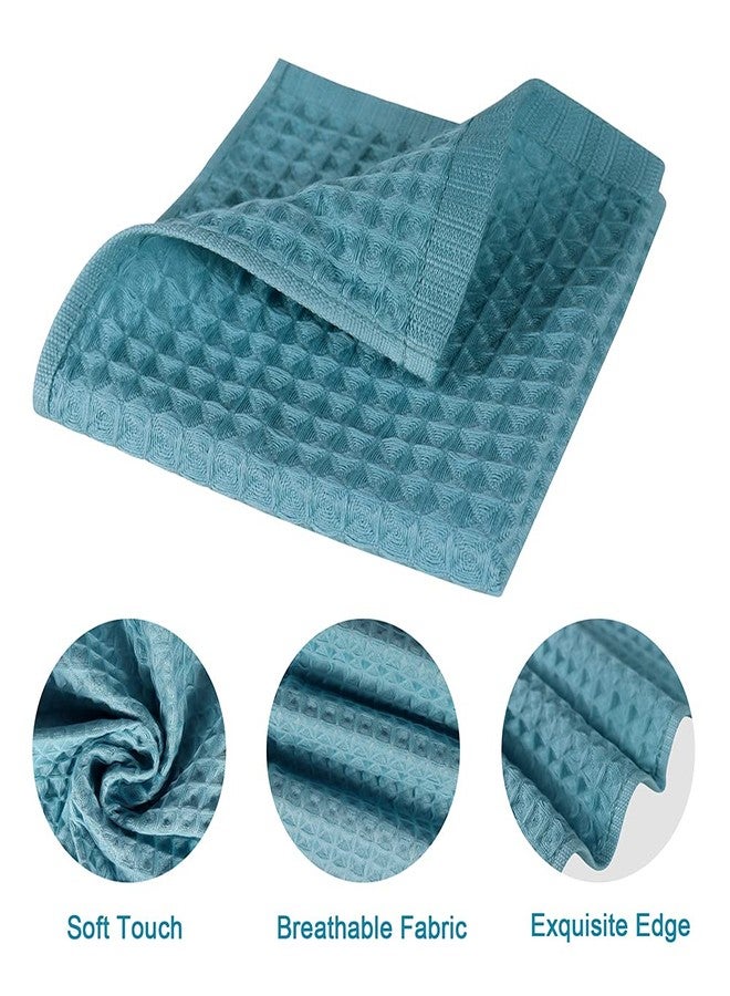 vfaejll 6 Pack Waffle Weave Dish Cloths, 13x13 Inch 100% Cotton Kitchen Towels for Washing Dishes - Super Absorbent, Quick Drying Dish Rags (Mixed Colors) - Image 4