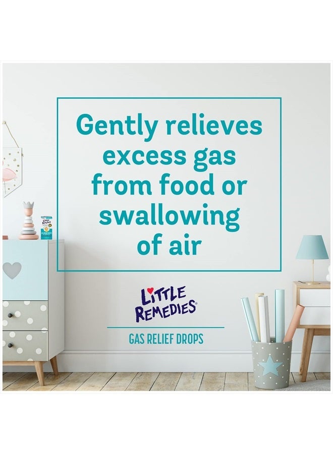 Little Remedies قطرات تخفيف الغازات، بنكهة التوت الطبيعية، آمنة للأطفال حديثي الولادة، 1 أونصة سائلة - Image 4