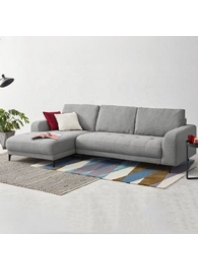 هومزمارت كنبة زاوية  خشب سويدي و كتان - رمادي - Image 2