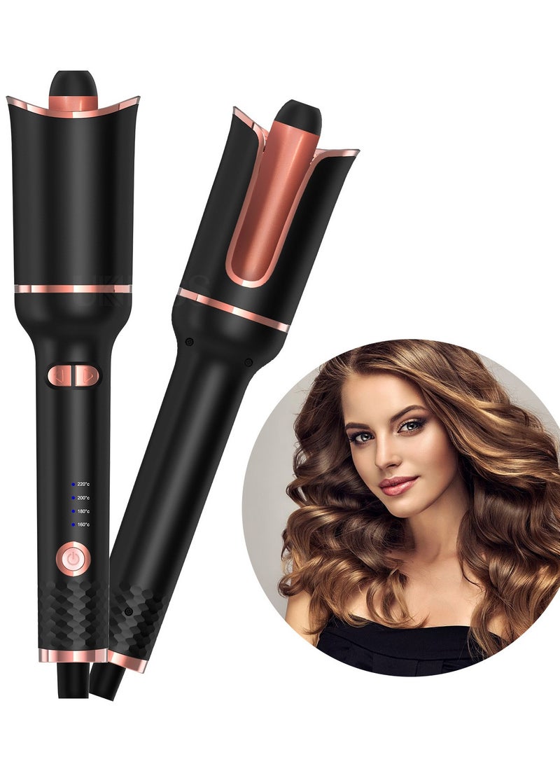 JoyousSto Automatic Ceramic Hair Curler Auto Rotating Hair Curling Iron Air Spin LED Digital Mini Portable Curl Curler Styling Tool - Image 1