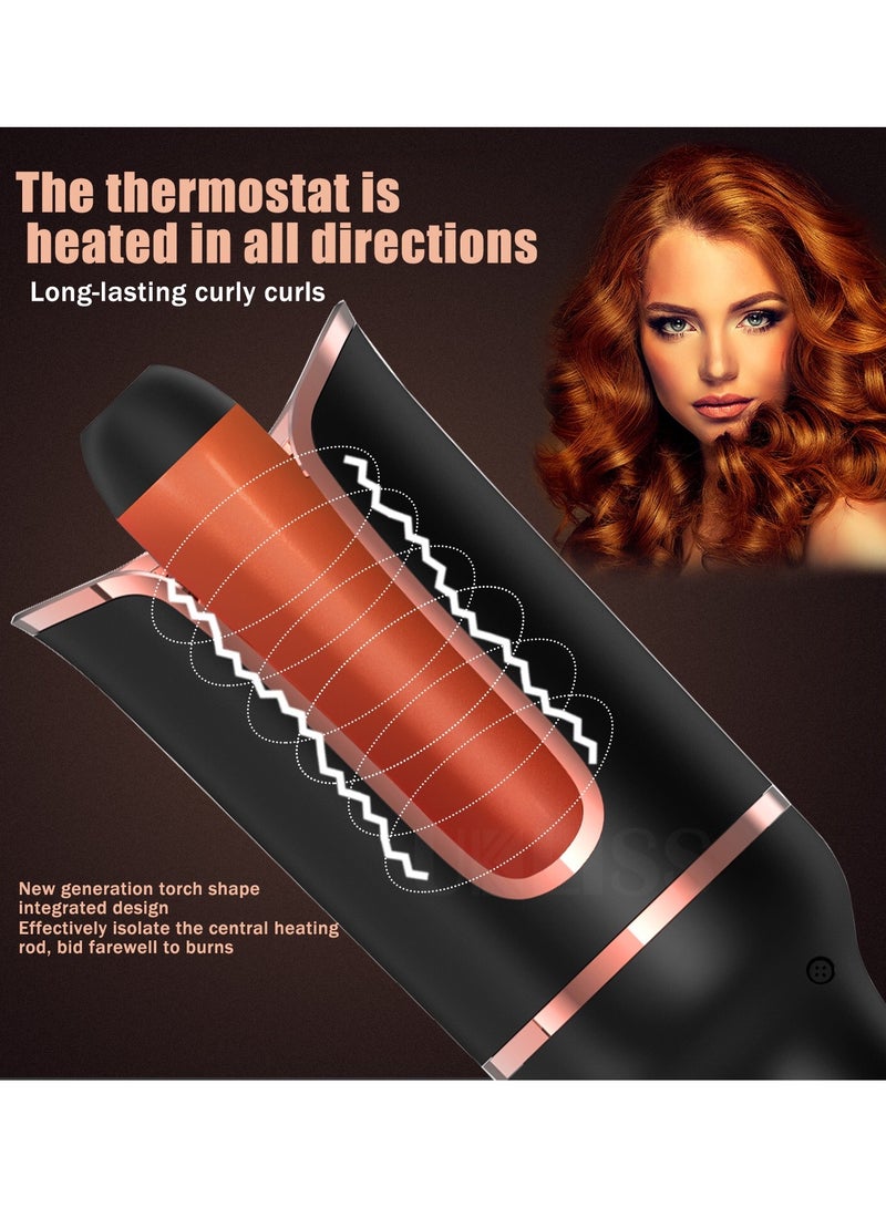 JoyousSto Automatic Ceramic Hair Curler Auto Rotating Hair Curling Iron Air Spin LED Digital Mini Portable Curl Curler Styling Tool - Image 4