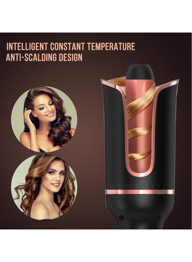 JoyousSto Automatic Ceramic Hair Curler Auto Rotating Hair Curling Iron Air Spin LED Digital Mini Portable Curl Curler Styling Tool - Image 5