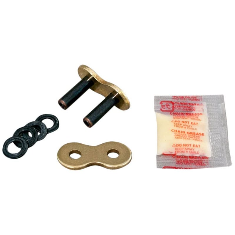 RK Racing Chain GB525ZXWRL Gold Rivet Type Connecting Link