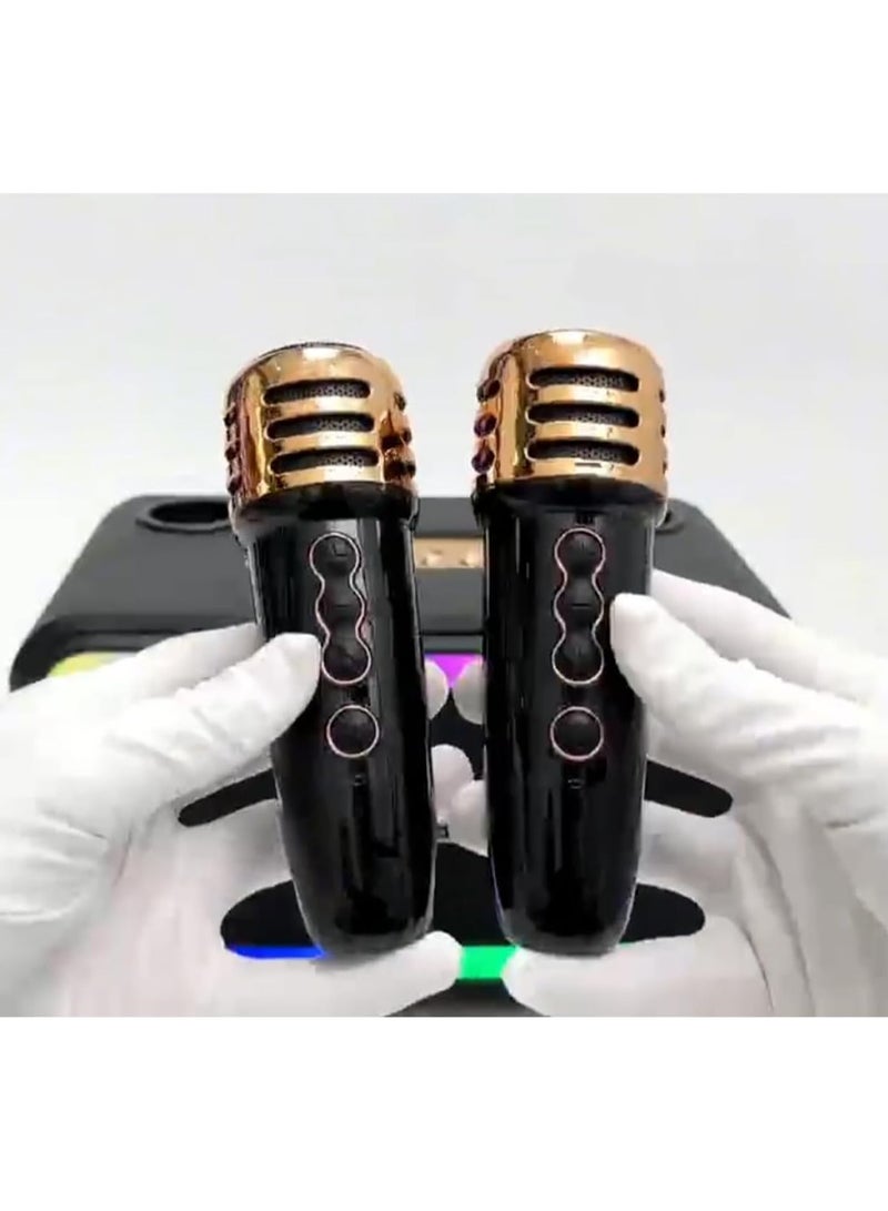 Haino Teko Germany MS133 Portable Bluetooth Wireless Speaker with 2 Wireless Mic - Image 5