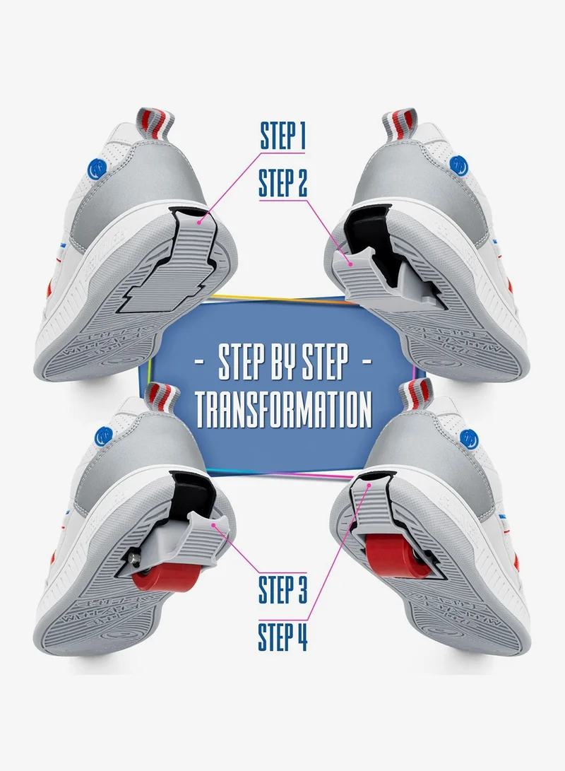 BREEZYROLLERS BREEZY ROLLERS shoes with wheels for children, Roller skates sneakers kids, From children's street shoes to roller skates in a few seconds, Patented click system, Trainers with wheels for girls & boys