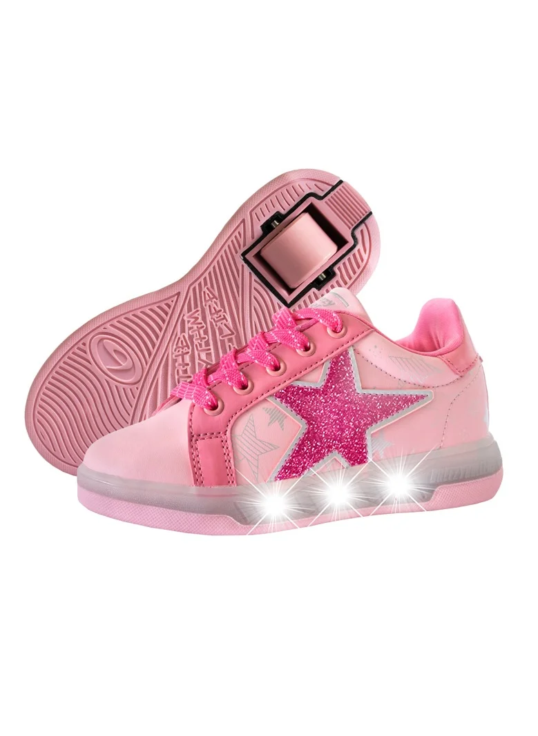 BREEZYROLLERS BREEZY ROLLERS shoes with wheels for children, Roller skates sneakers kids, From children's street shoes to roller skates in a few seconds, Patented click system, Trainers with wheels for girls & boys