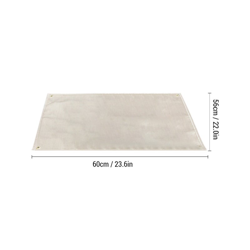 Under Grill Mat Fire Pit Deck Patio Ember Mat Fireproof Mat Grill Pad for Fire Pit for Outdoor Camping Gas Stove Outdoor Wood Burning Stove BBQ Grills - Image 1