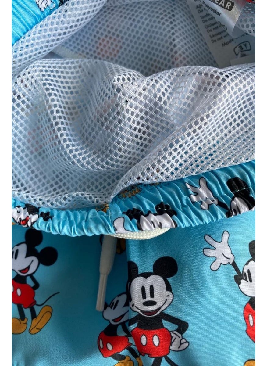 Podium Giyim - Podium Clothing New Season Kids Men's Patterned Quick Drying Mesh Shorts Swimsuit - Image 1