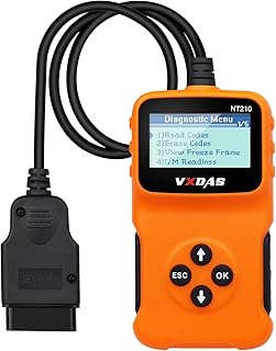 VXDAS VXDAS OBD2 Scanner Car Diagnostic Scan Tool Check Engine Light Universal OBDII Code Reader, Smog Check of All CAN Fault  - Image 1