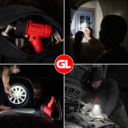 GearLight Waterproof LED Spotlight Flashlight Father's Day Gifts for Dad - High Lumen Spot Light for Outdoor Camping Accessories, Boating Gifts for Men, Husband, Floating Handheld Flash Lights - Image 5