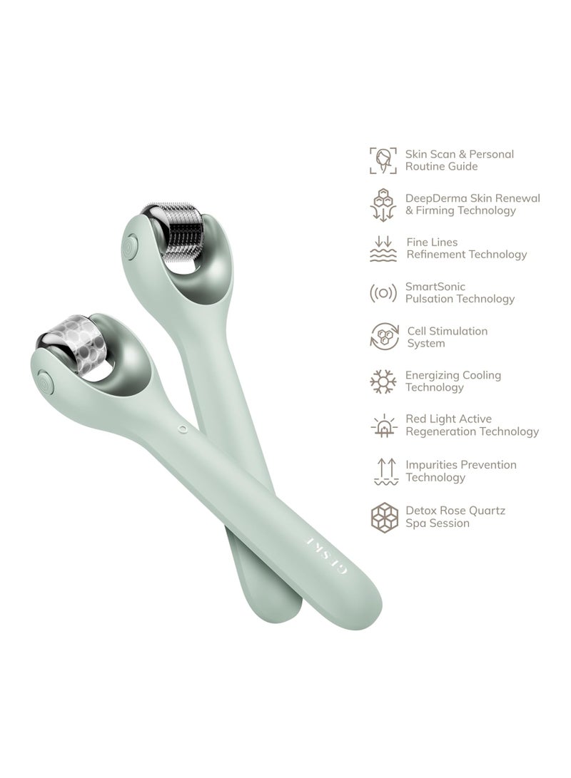 GESKE | SmartAppGuided™ MicroNeedle Face Roller | 9 in 1 | with Rose Quartz | Microneedling | Professional Microneedling Device | Needle Roller | Beauty Roller Face | Microneedling Roller - Image 5