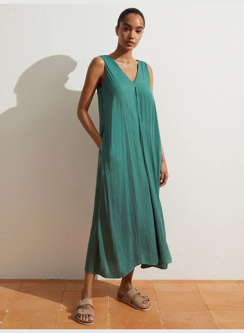 oysho Long satin dress for Women | Best Price UAE