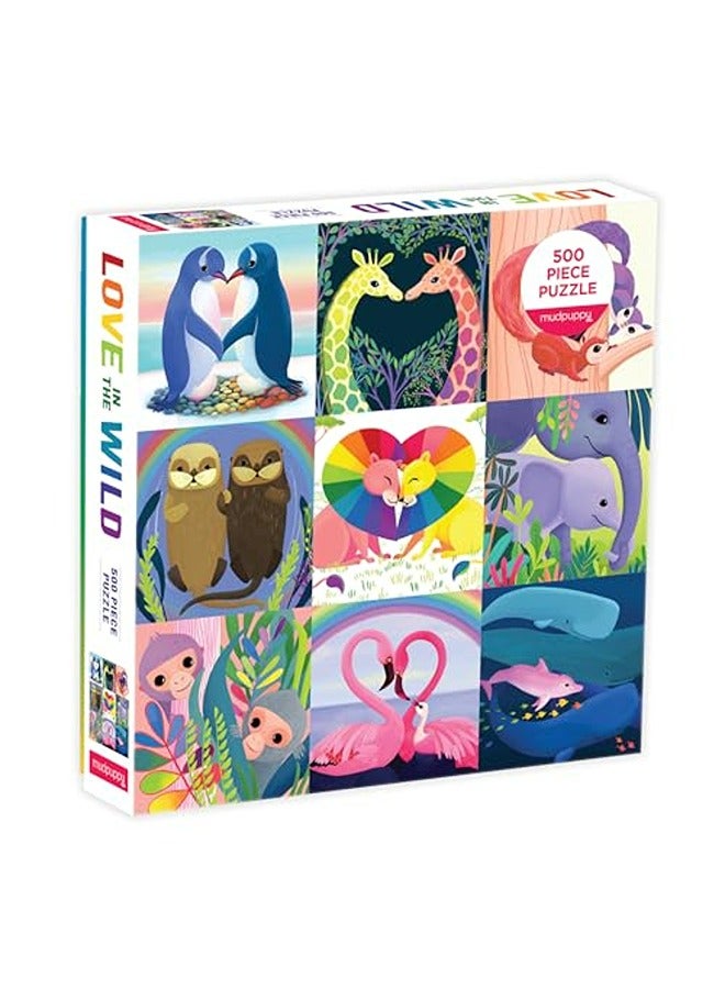 LOVE IN THE WILD 500 PIECE FAMILY PUZZLE 