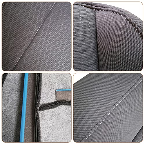 sportuli Gray Driver Side Bottom Cloth Seat Cover Replace for 2013-2018 Dodge Ram 1500 2500 3500 4500 5500 (13-18) - Image 4