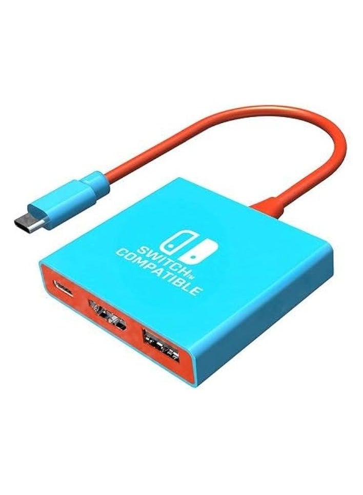 بروماس قاعدة توصيل سويتش لمحطة إرساء نينتندو سويتش، محول تلفزيون محمول يدعم 4K/60 هرتز، وضع قاعدة توصيل التلفزيون المتوافق مع سطح البخار/نينتندو سويتش OLED، قاعدة تبديل للسفر مع منفذ HDMI2.0 USB3.0 - Image 4