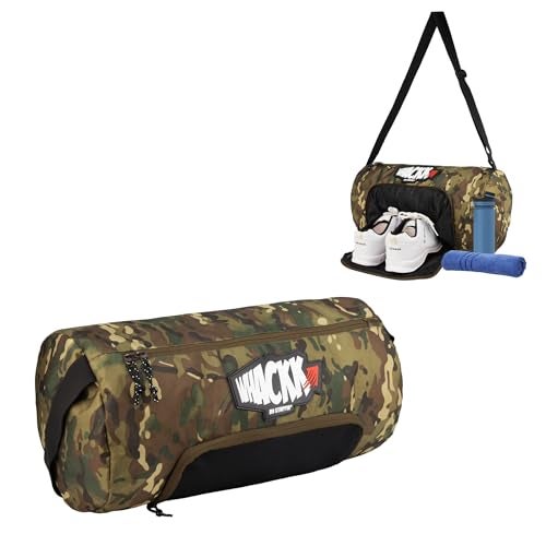 Whackk Track Wild Olive Green 31L |Gym Bags |Fitness Bag|Sports Duffle|Multipurpose Carry Bag |Travel Duffel Bag|Adjustable Strap|Air Ventilated Pocket for Shoes|Unisex|Sports Kit|Kitbag - Image 1