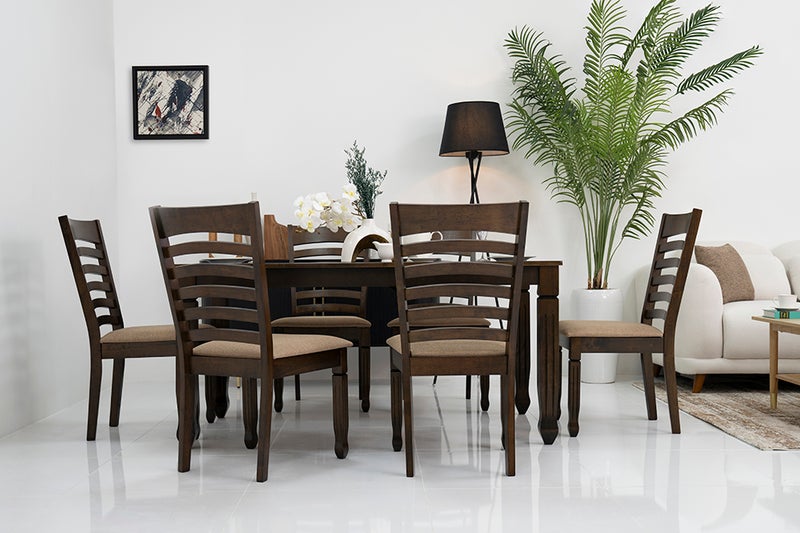 ROYAL FURNITURE Bally Dining Set – 6 Seater - Image 1