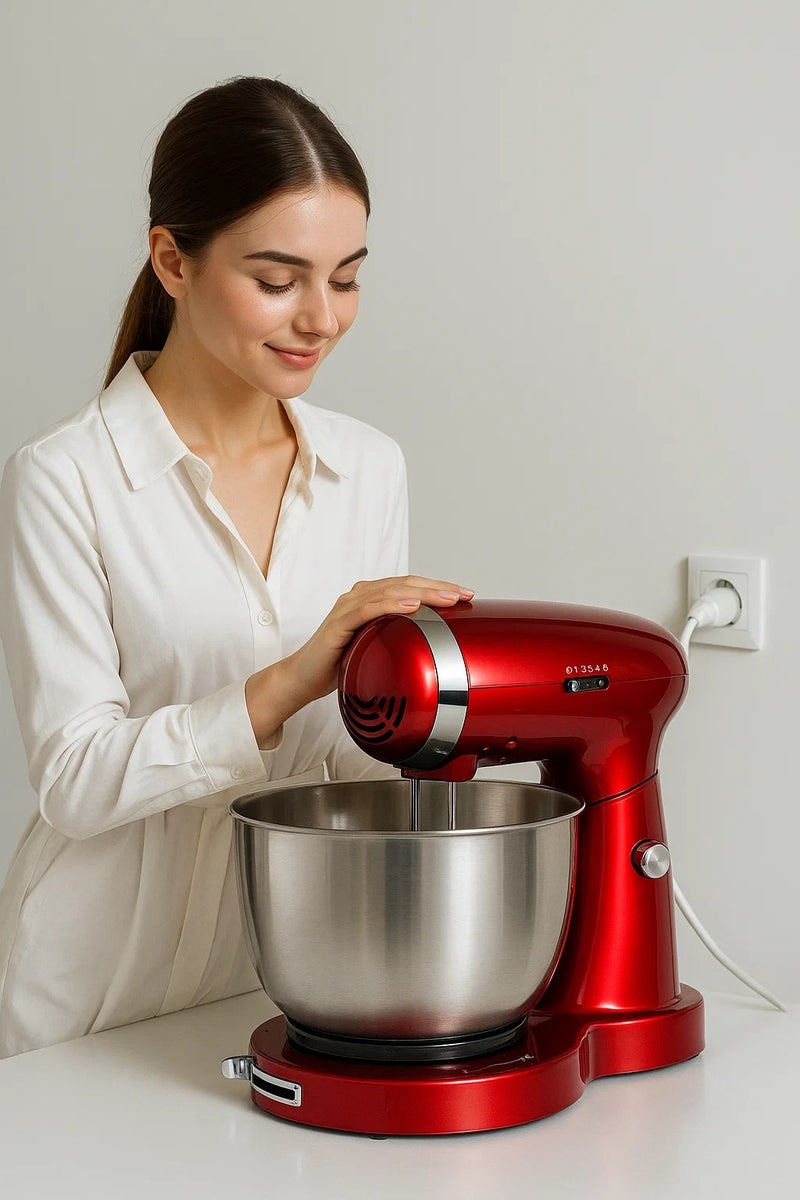 3.5L Stand Mixer – Compact & Powerful Electric Kitchen Mixer with Stylish Design, Dough Hook, Beater & Whisk – Ideal for Baking, Cakes & More  - Image 2